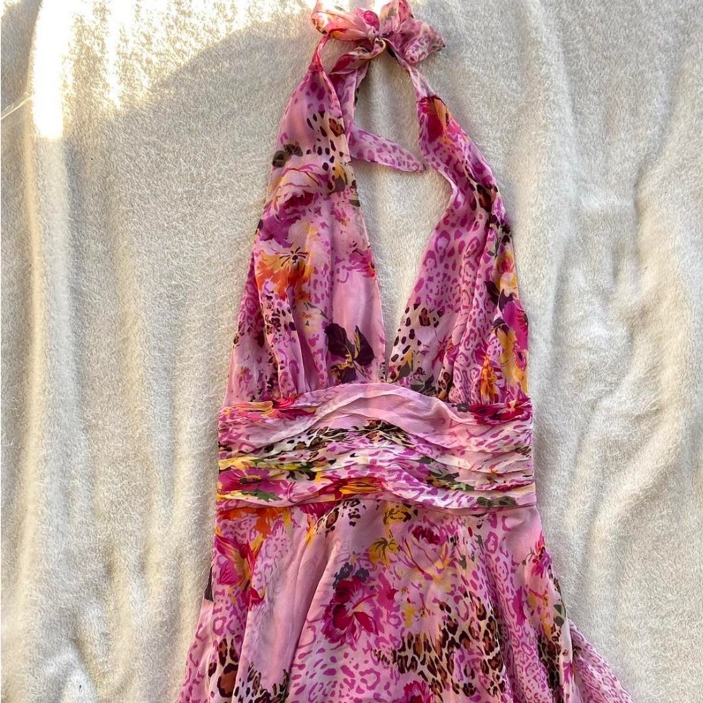 I.C.E halter floral dress